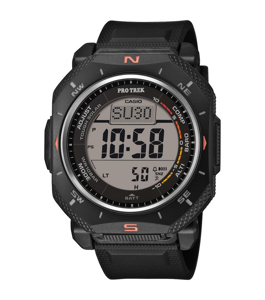 CASIO PRO TREK Multifunktionsuhr PRG-69-1ER, Armbanduhr, Herrenuhr, digital, automatischer Kalender, Thermometer