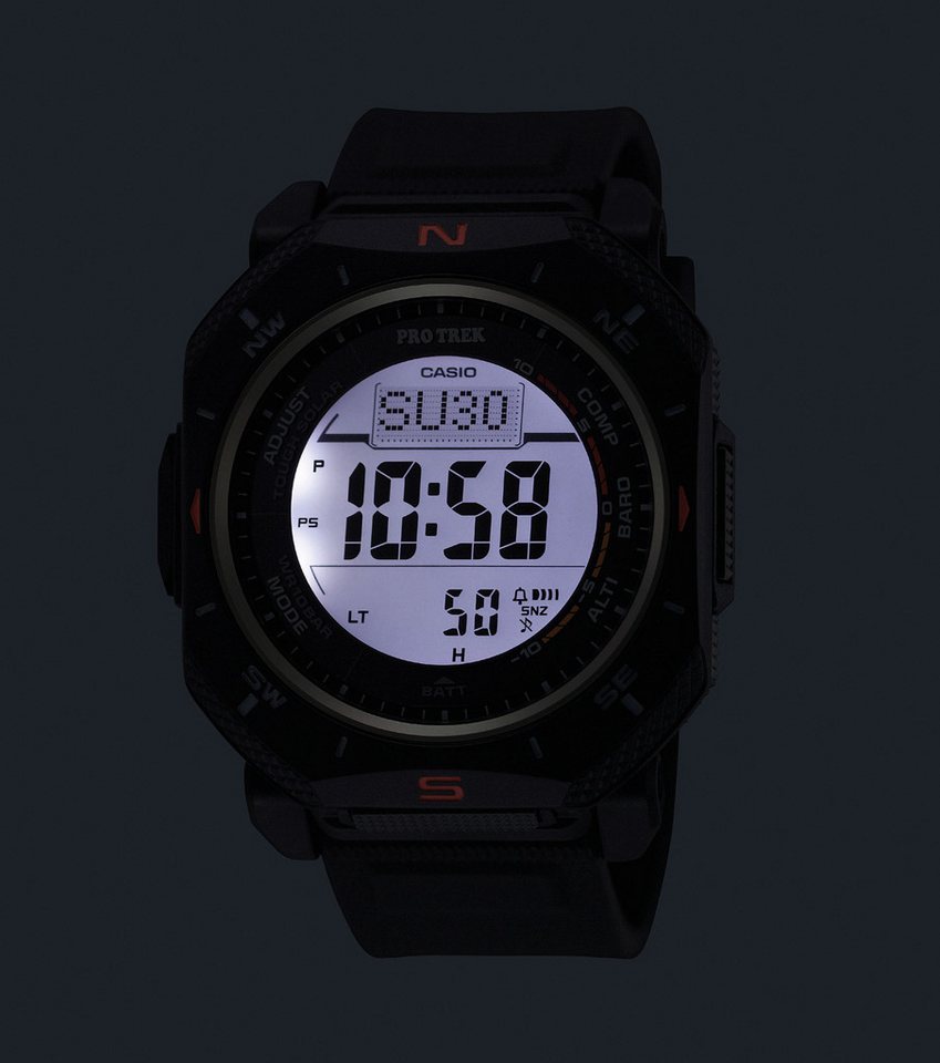CASIO PRO TREK Multifunktionsuhr PRG-69-1ER, Armbanduhr, Herrenuhr, digital, automatischer Kalender, Thermometer Bild 3