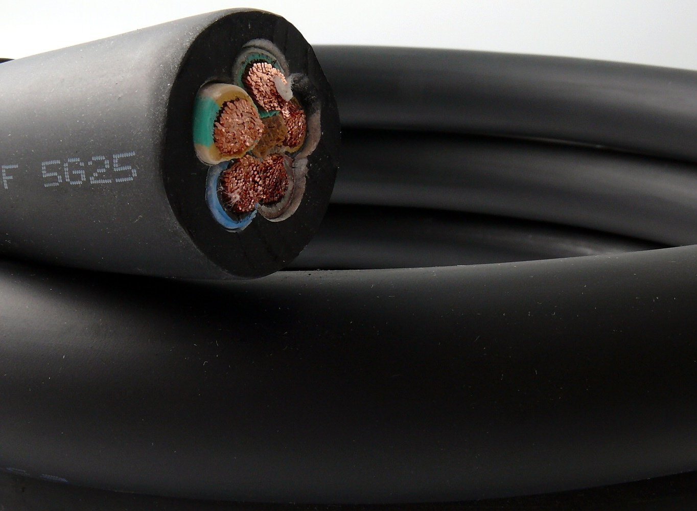 nexans Gummischlauchleitung H07RN-F 1,5 -95 mm² sehr robust Meterware 3x4 Elektro-Kabel, 3x4m²
