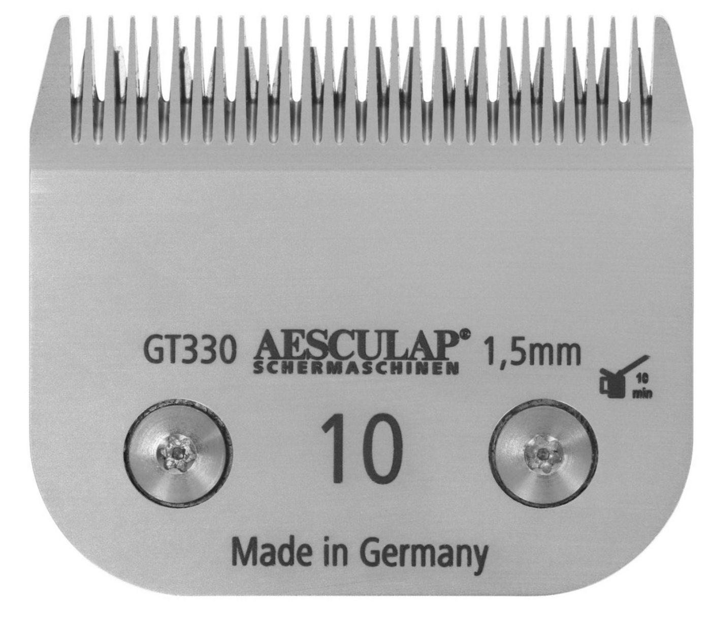 AESCULAP Ersatzscherkopf Kerbl Aesculap 1,5 mm Scherkopf 10 SnapOn GT330