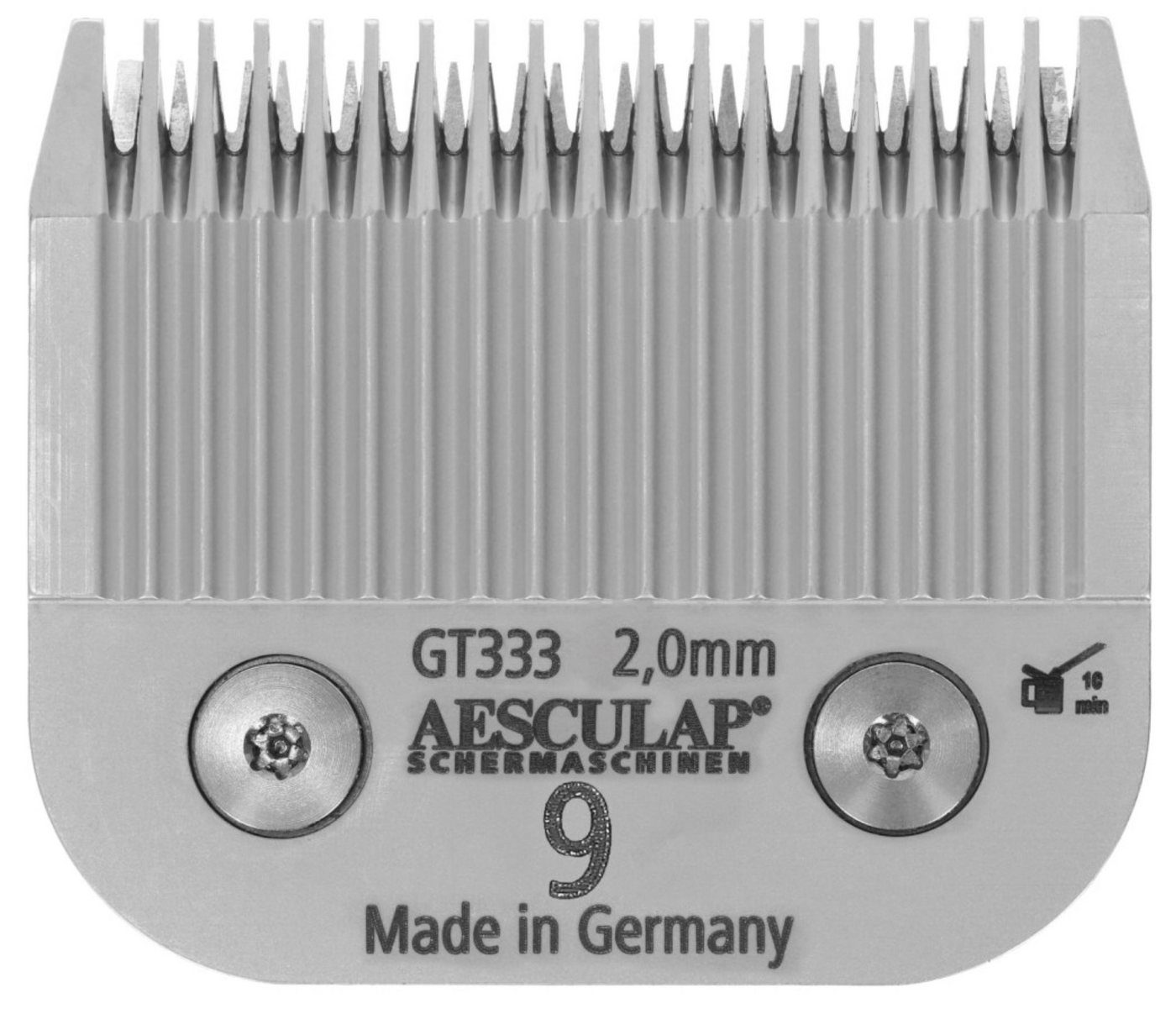 AESCULAP Ersatzscherkopf Kerbl Aesculap 2 mm Scherkopf 9 SnapOn GT333