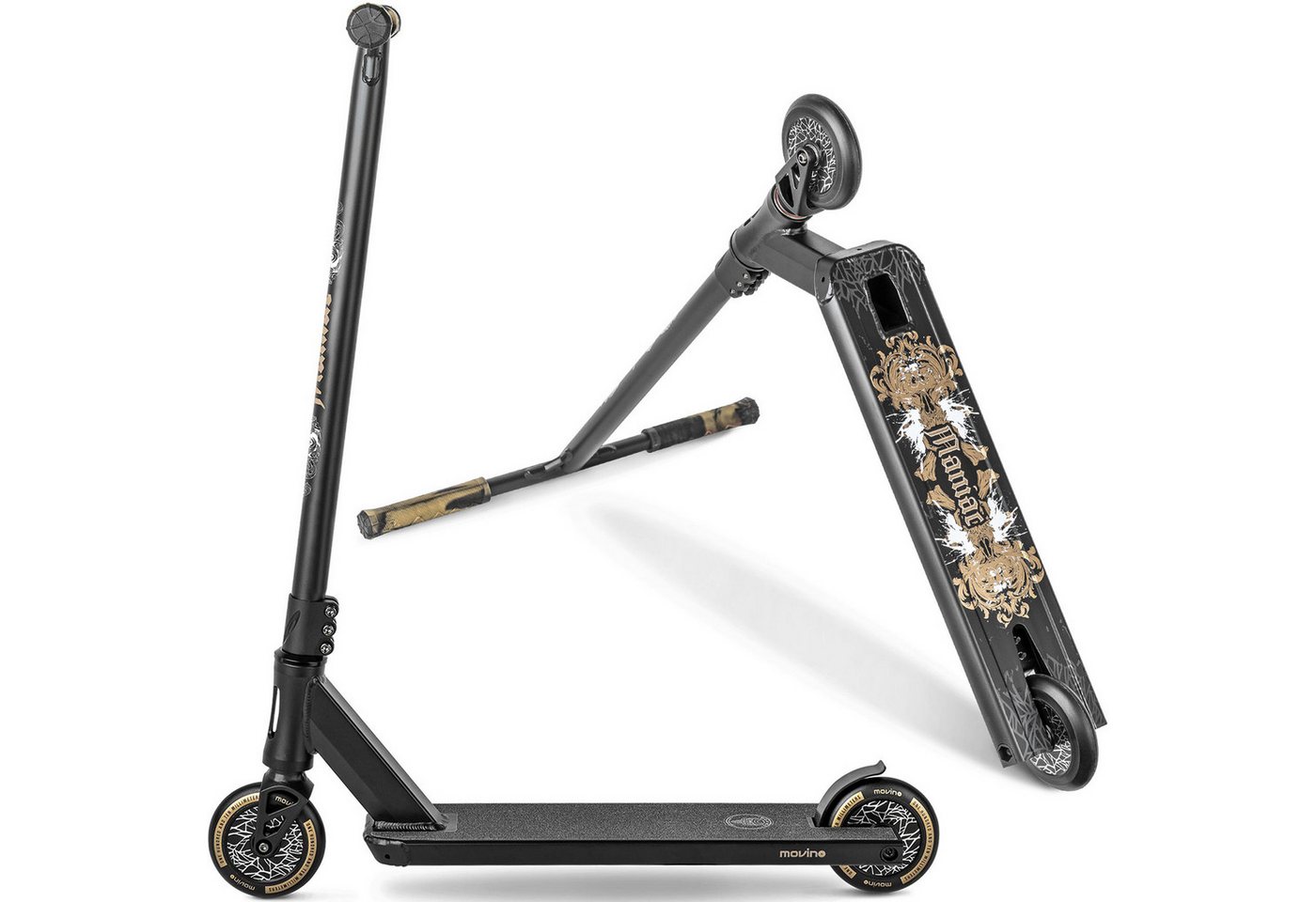 Movino Stuntscooter MOVINO MANIAC Street-Deck Box-Cut IHC ABEC9 Fullcore Bild 3