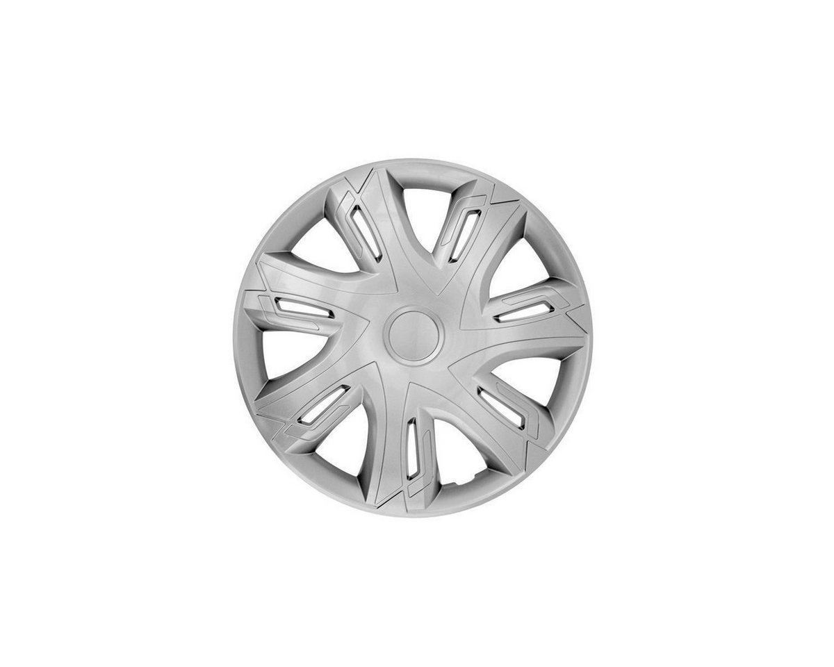 NRM Radkappe 4x NRM Radkappe N-Power 14" silber, 14 in Zoll, (4-St) Radzierblenden für Stahlfelgen Radkappen Satz 4er Set 14