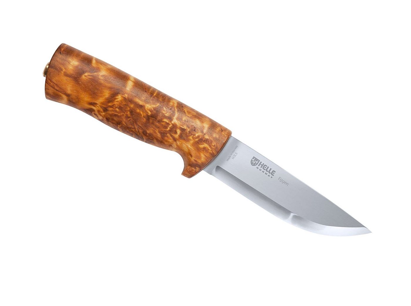 Helle Universalmesser Helle Eggen Outdoormesser 12C27 Stahl Birke Leder Norwegen