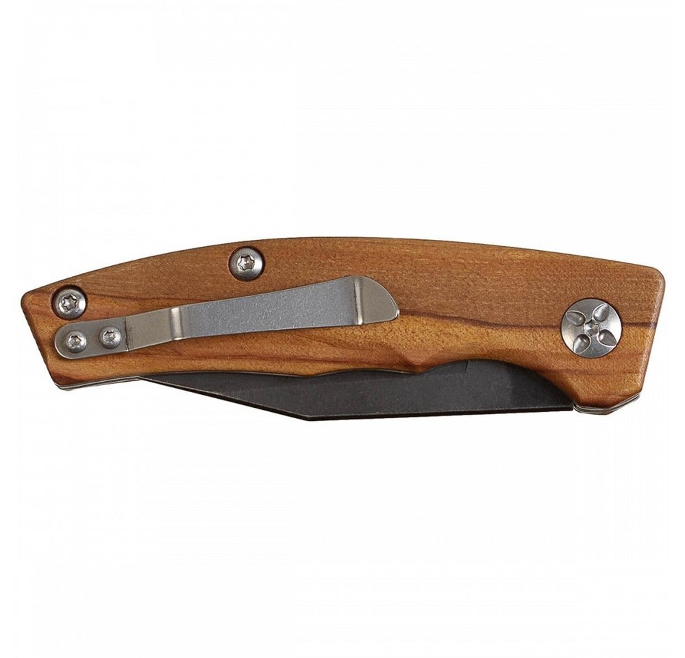 FoxOutdoor Taschenmesser klappmesser mit Holzgriff.