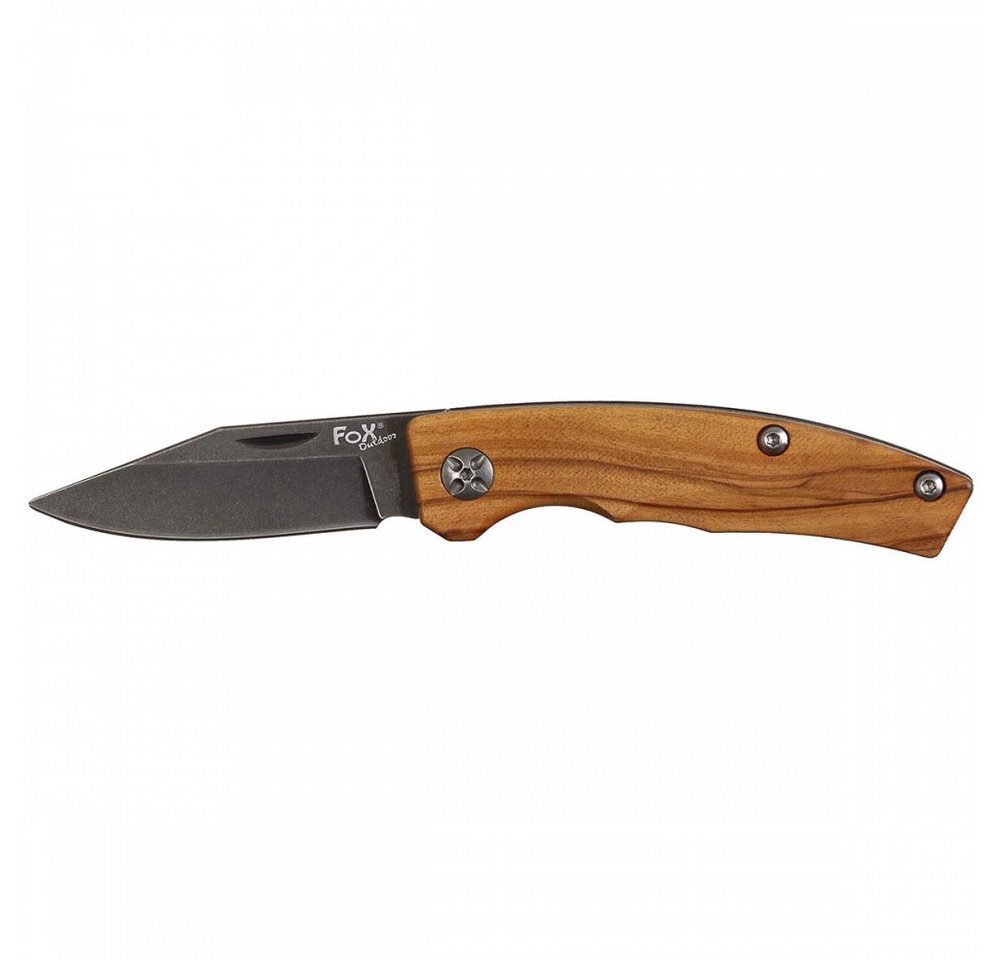 FoxOutdoor Taschenmesser klappmesser mit Holzgriff. Bild 2
