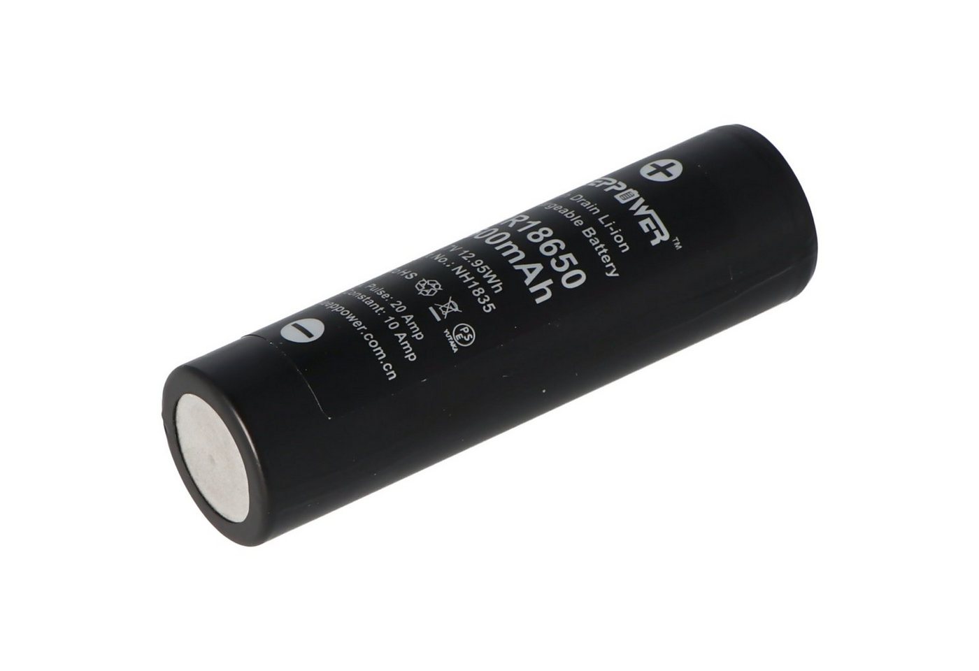 Keeppower Keeppower IMR18650 3500mAh, 3,6V - 3,7V Li-Ion-Akku Flat Top Abmessun Akku 3500 mAh (3,7 V)