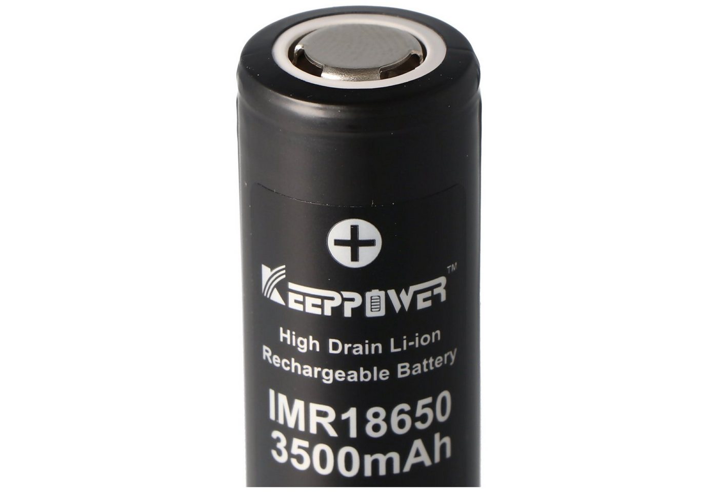 Keeppower Keeppower IMR18650 3500mAh, 3,6V - 3,7V Li-Ion-Akku Flat Top Abmessun Akku 3500 mAh (3,7 V) Bild 4