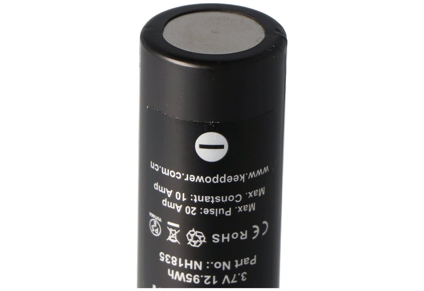 Keeppower Keeppower IMR18650 3500mAh, 3,6V - 3,7V Li-Ion-Akku Flat Top Abmessun Akku 3500 mAh (3,7 V) Bild 5