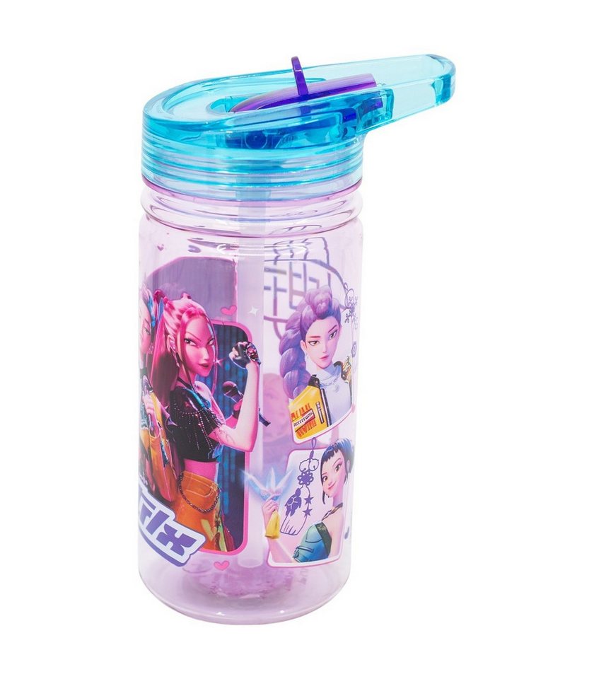 K-Pop Demon Hunters Trinkflasche - 475 ml Kinder Flasche mit Klappverschluss Bild 3