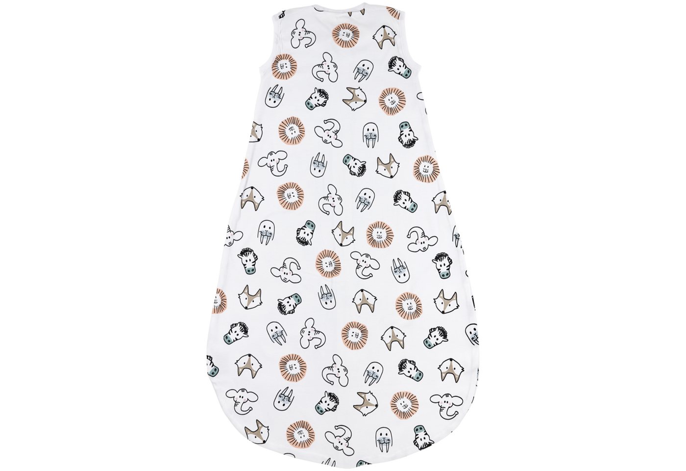 Meyco Baby Babyschlafsack Animal Multicolour (100% Baumwolle, 1 tlg), 110cm