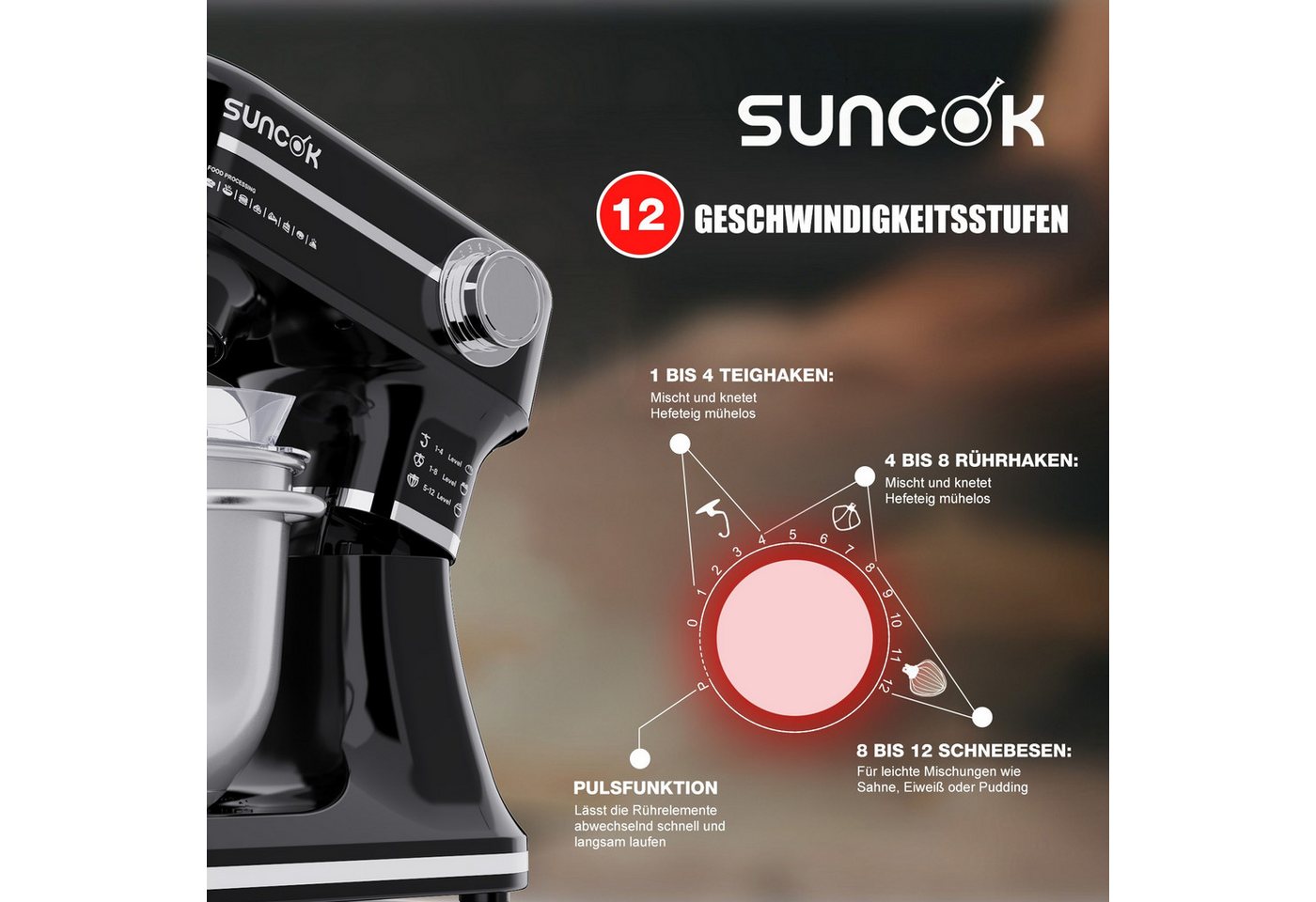 SUNCOK Küchenmaschine