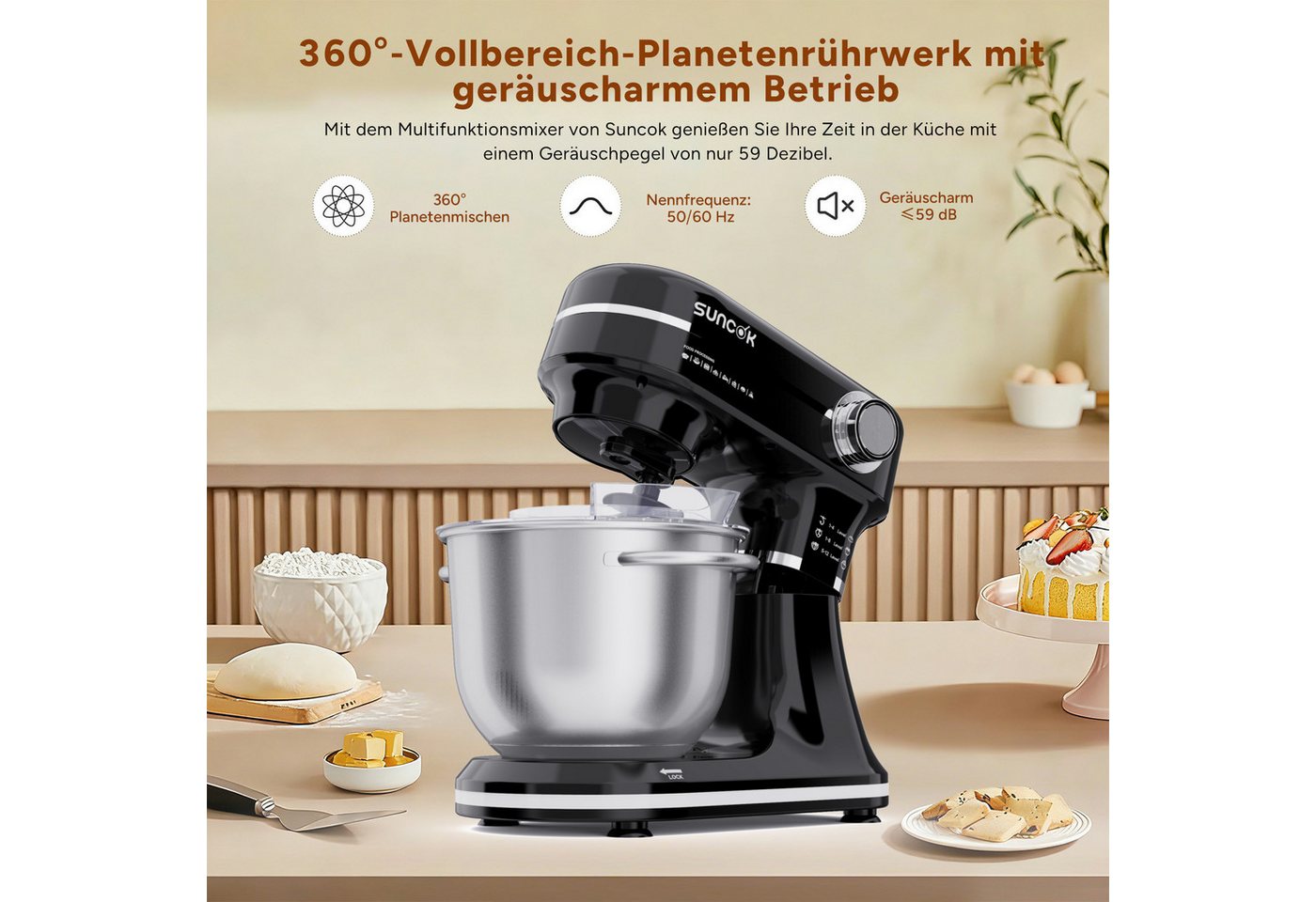 SUNCOK Küchenmaschine Bild 2