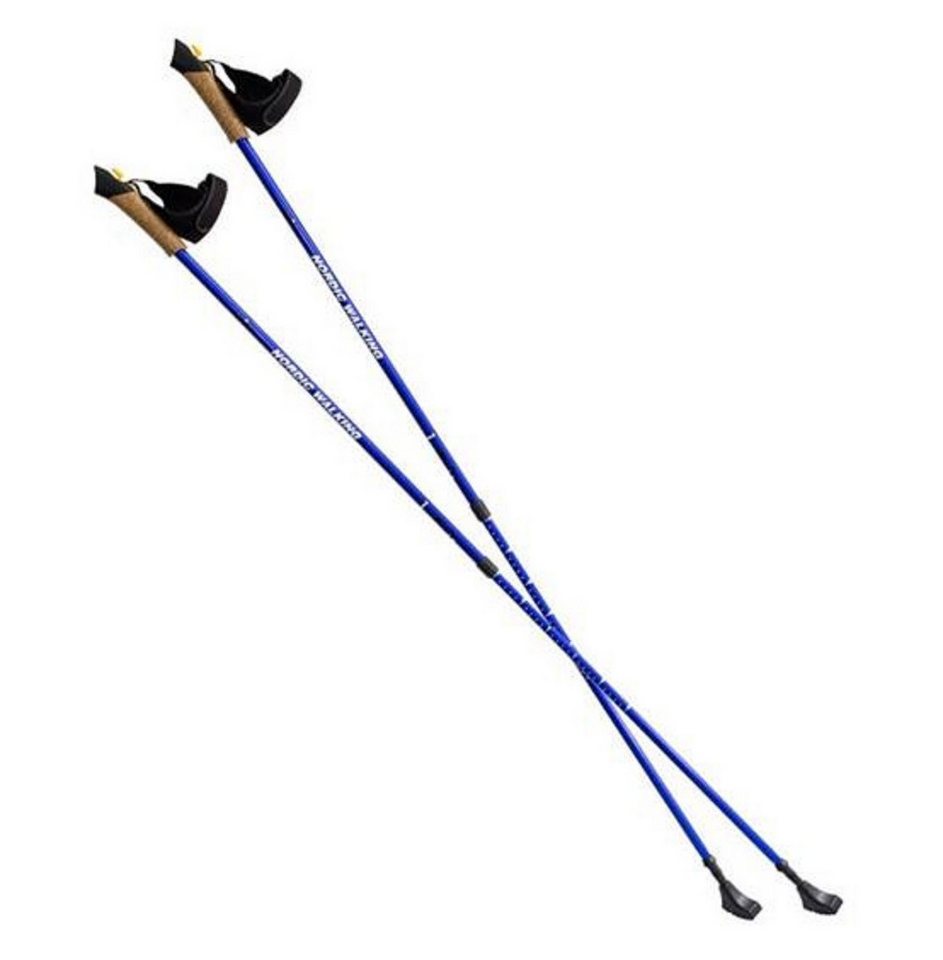 NILS CAMP Wanderstöcke NW607 Nordic Walking (ergonomischer Griff aus Kork, Gummispitzen) Bild 3