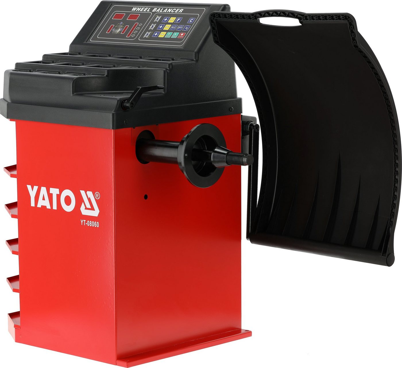 Yato Reifenwuchtmaschine Wuchtmaschine, Reifenwuchtmaschine bis 24" und 70kg, Wuchtmaschine, Reifenwuchtmaschine bis 24" und 70kg, hohe Qualität