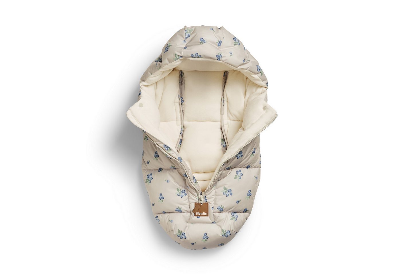 Elodie Fußsack Elodie Details - Fußsack Comfort - Blueberry Bliss - 110x48 cm bis 3 J (Hochwertiger Fußsack von Elodie Details aus Schweden, 1-tlg)