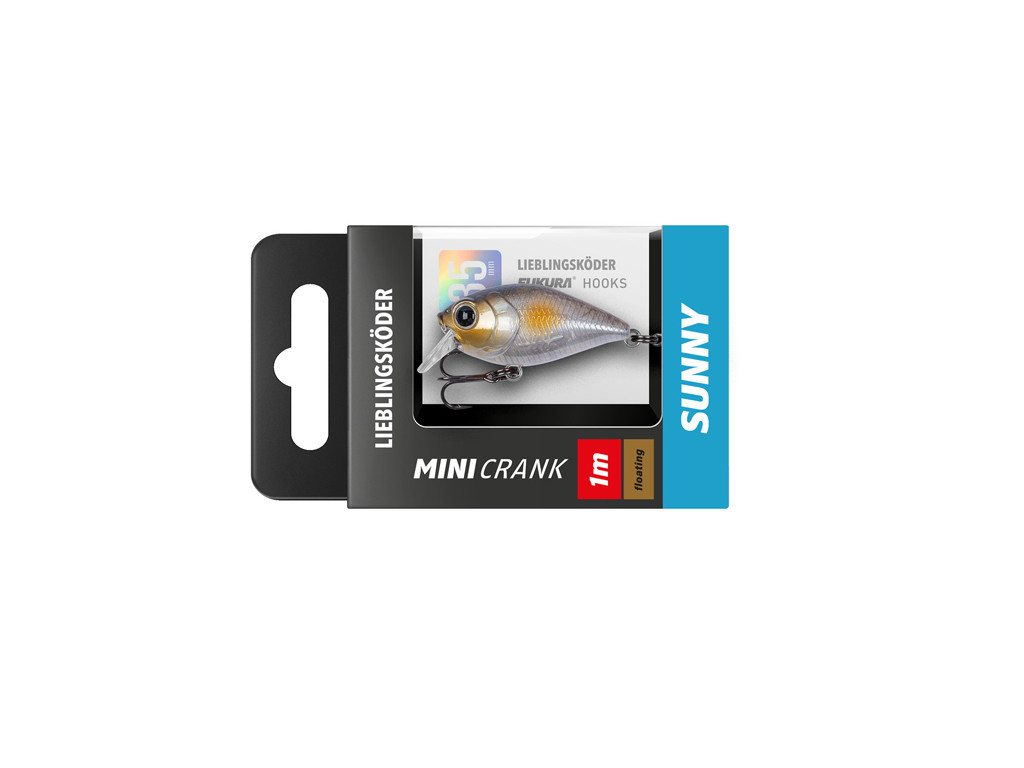 Lieblingsköder Kunstköder Mini Crank Set - Lieblingsköder - 5 er Set - Klares Wasser, (Klares Wasser, 5-St. Mini Crank Klar), Effektiver Lauf, Exzellente Verarbeitung