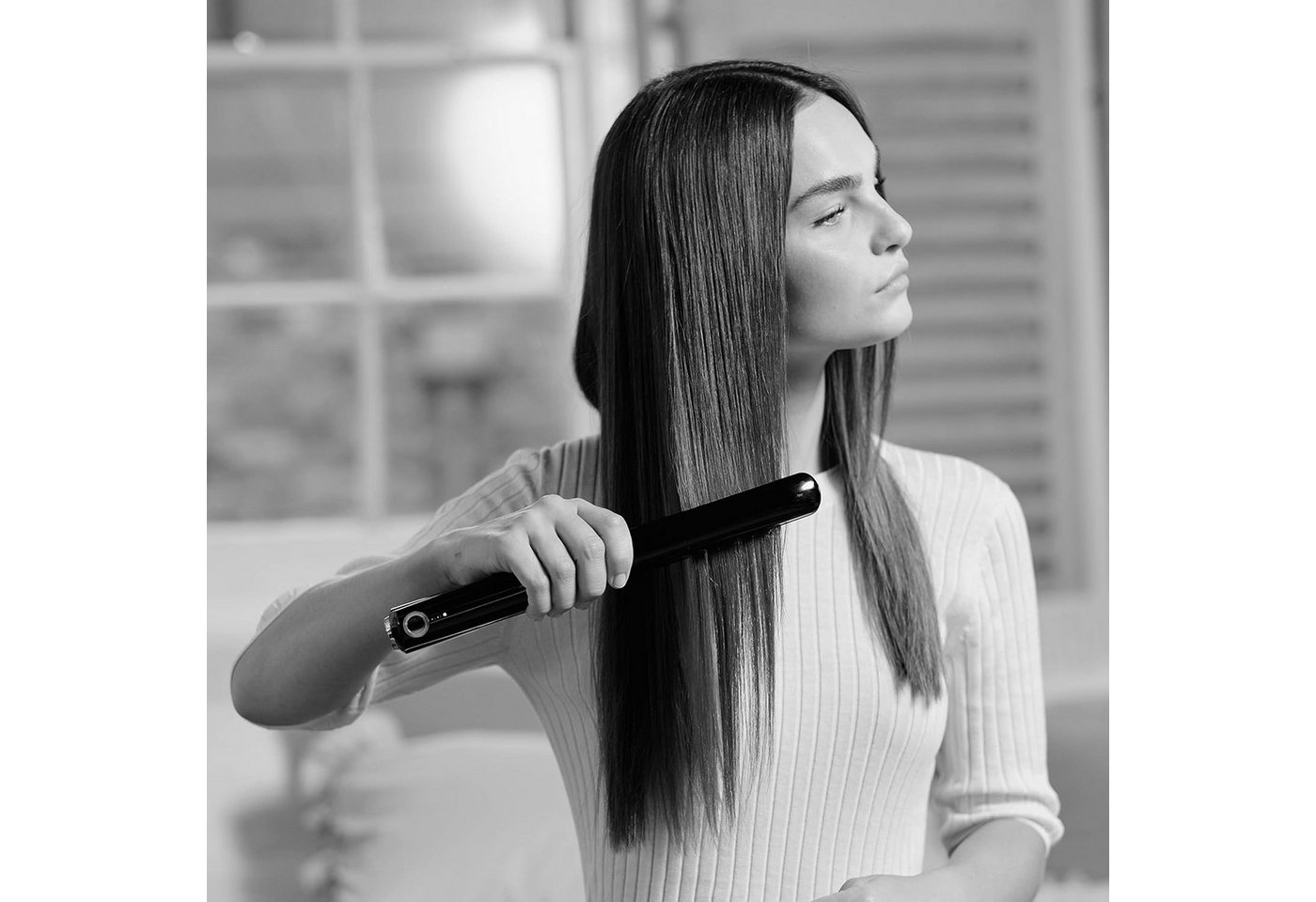 BaByliss Glätteisen kabelloses Glätteisen mit Keramik-Heizplatten, 3 Temperaturstufen, Reisetauglich
