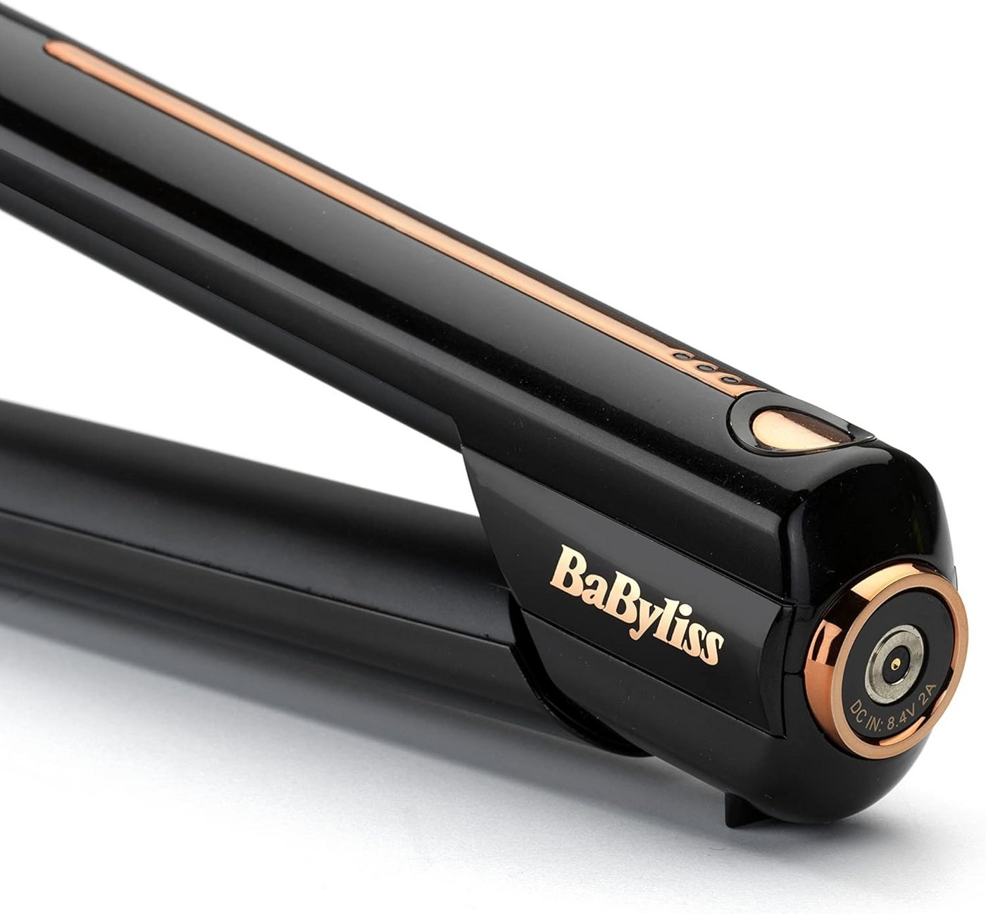 BaByliss Glätteisen kabelloses Glätteisen mit Keramik-Heizplatten, 3 Temperaturstufen, Reisetauglich Bild 5