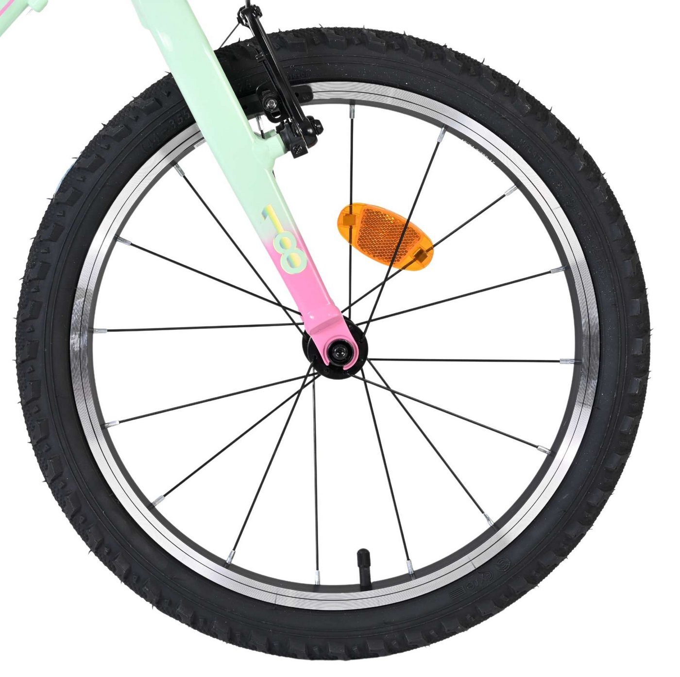 Volare Kinderfahrrad Milano Mädchen 18 Zoll mit Shimano Nexus 3 in Mintgrün, Shimano Nexus 3-Gang-Schaltung, superleicht, sportlich, sicher Bild 5