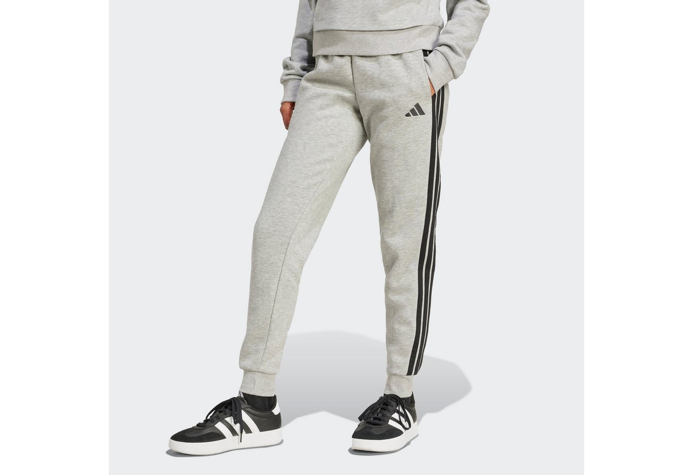 adidas Sportswear Sporthose ESSENTIALS 3-STREIFEN, SCHMAL schmal geschnitten, für vielseitige Aktivitäten, aus Baumwollmix Bild 5