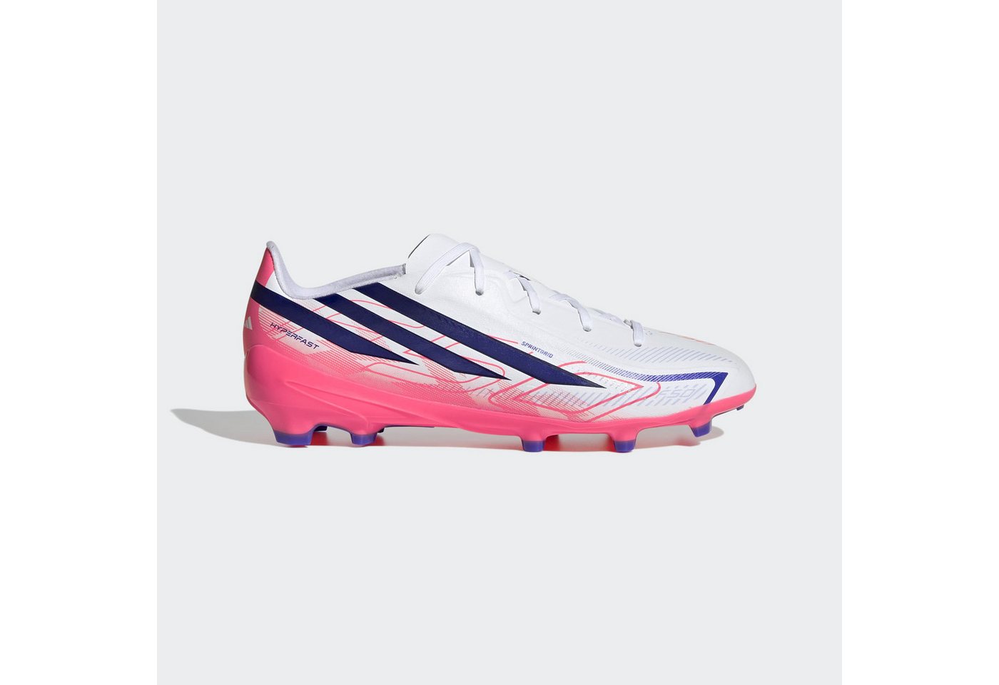 adidas Performance F50 HYPERFAST LEAGUE KIDS, NATURRASEN Fußballschuh für Rasen und feste Böden, Jugendliche & Kinder, gespielt bei der WM Bild 4