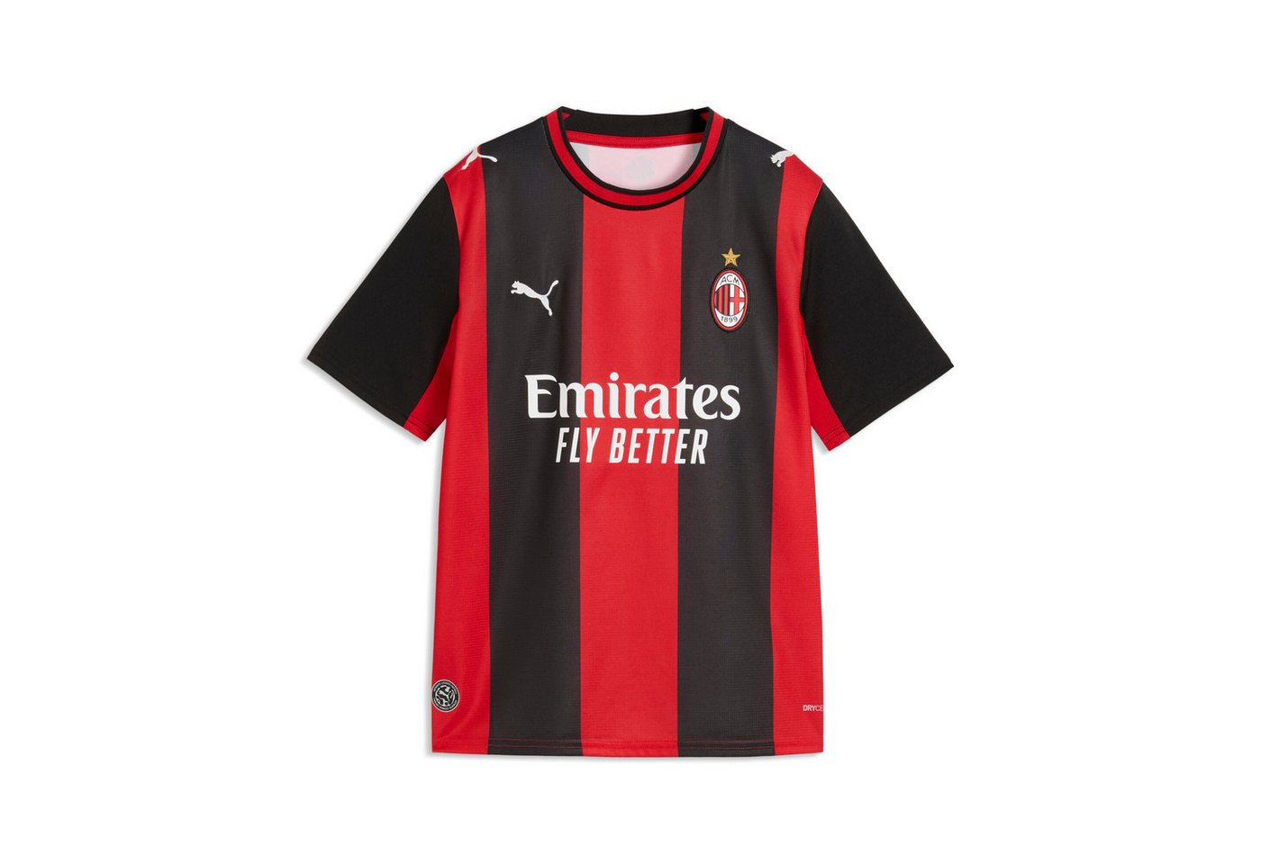 PUMA Fußballtrikot ACM HOME JERSEY REPLICA JR regular fit, für Jugendliche, Kurzarm, mit Rundhalsausschnitt