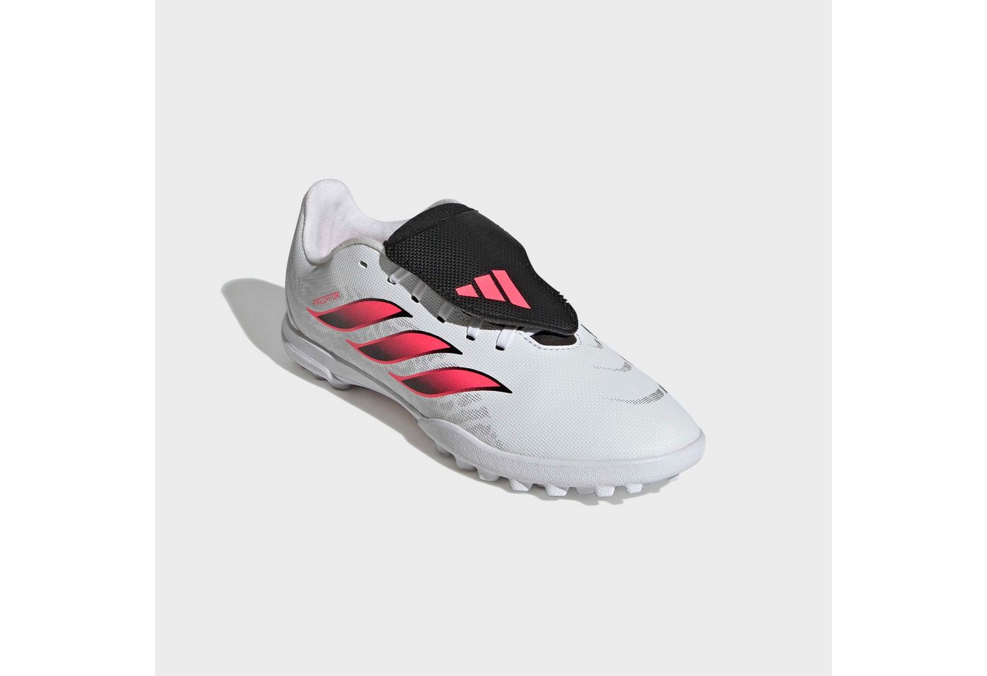 adidas Performance PREDATOR CLUB KIDS, HYBRIDRASEN, UMSCHLAGBARE ZUNGE Fußballschuh für Kinder & Jugendliche Bild 2
