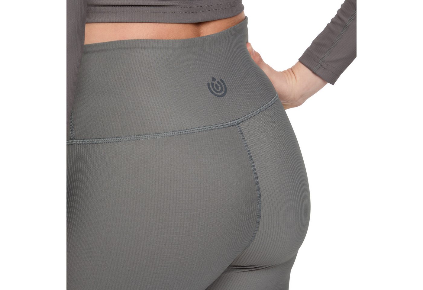 Energetics Trainingstights DA.-TIGHT OLOE 1/1 W geripptes Material, schnelltrocknend, atmungsaktiv Bild 5