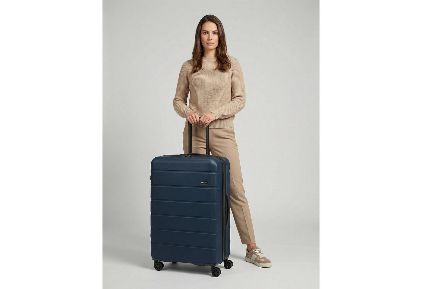 Saxoline® Hartschalen-Trolley Miami, 4 Rollen, ABS