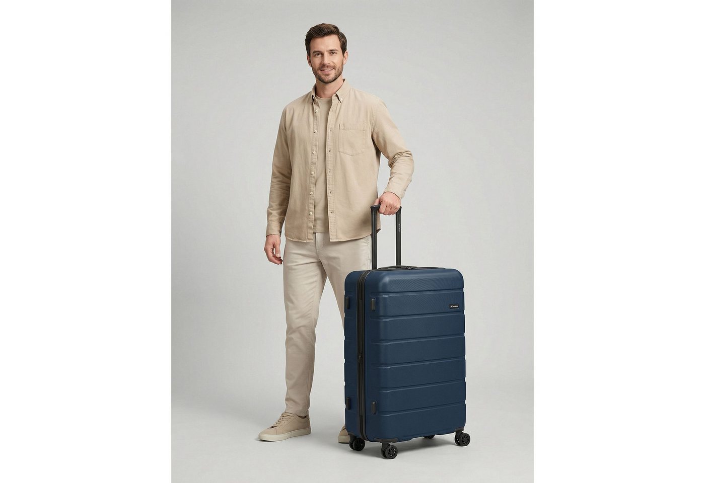 Saxoline® Hartschalen-Trolley Miami, 4 Rollen, ABS Bild 5