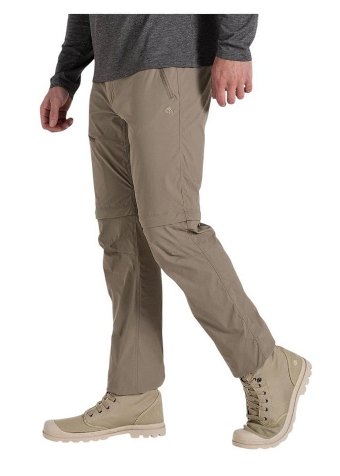 Craghoppers Trekkinghose Wanderhose NosiLife Pro Conv III Zip Off (lange Hose+Bermuda)
