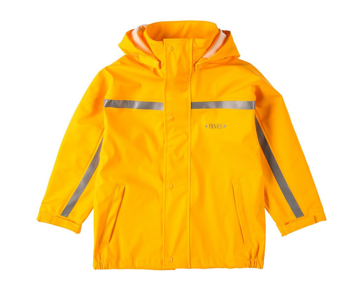 BMS Regen- und Matschjacke BMS Regenjacke für Kinder 100% wasserdicht mit Kapuze abnehmbare Kapuze Bild 4