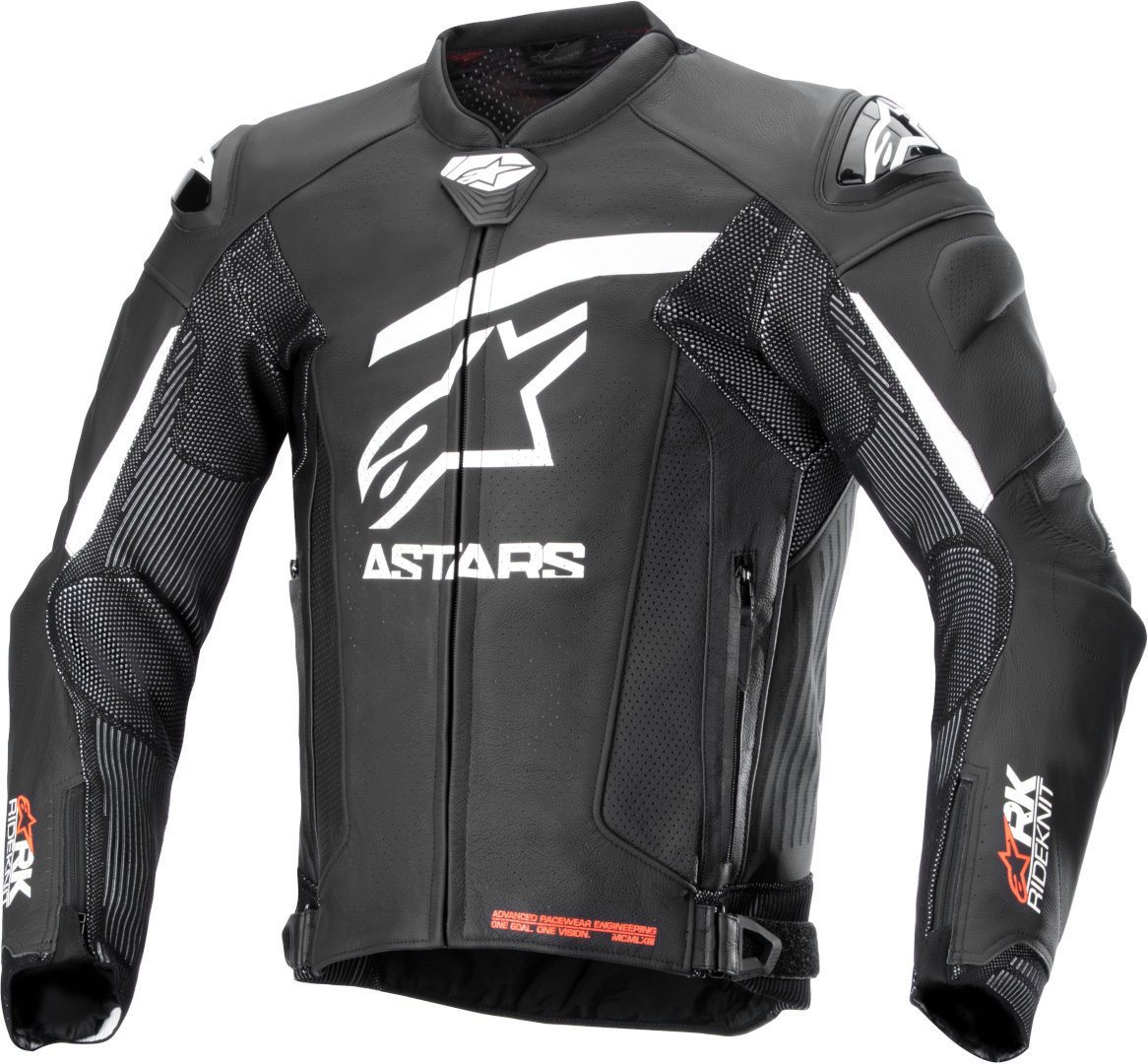 Alpinestars Motorradjacke GP Plus R V4 Rideknit perforierte Motorrad Lederjacke perforiert
