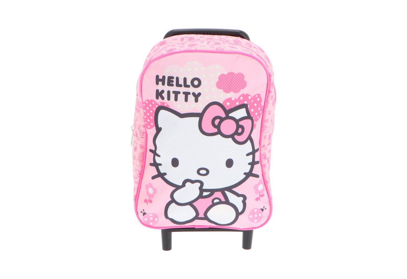 Textiel Trade B.V. Trolley Hello Kitty -Rucksack für Kinder – 2-in-1 Rucksack mit Rollen Bild 3