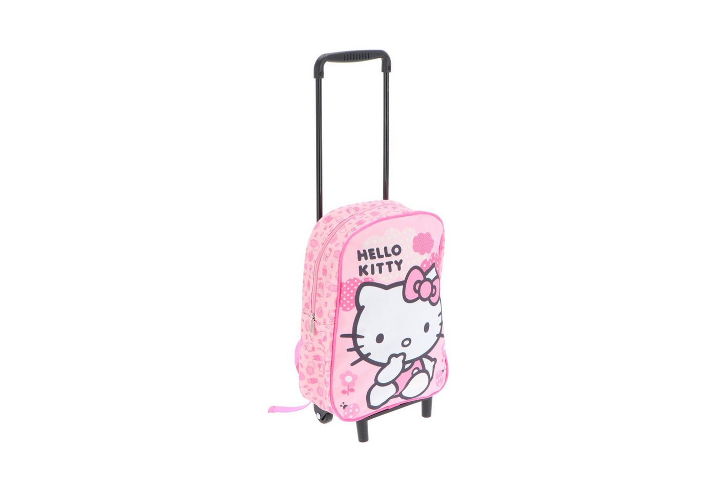 Textiel Trade B.V. Trolley Hello Kitty -Rucksack für Kinder – 2-in-1 Rucksack mit Rollen Bild 4