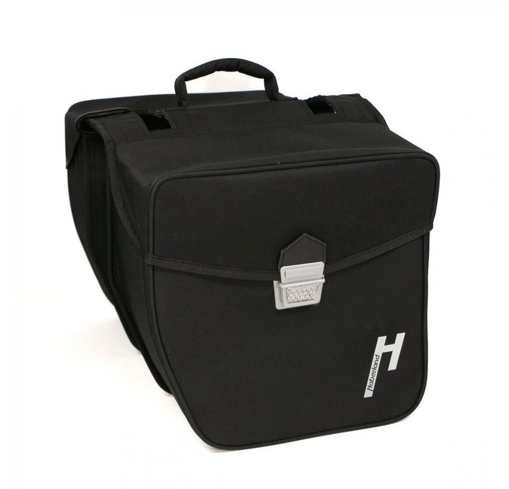 Haberland Fahrradtasche Haberland Doppeltasche 31l Pur schwarz - robuste Gepäckträgertasche mi Bild 3
