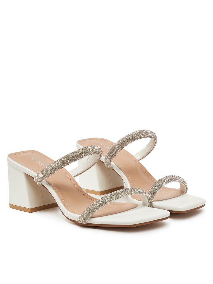 DeeZee Deezee Damen Flip-Flops Silber R66-1 Badepantolette