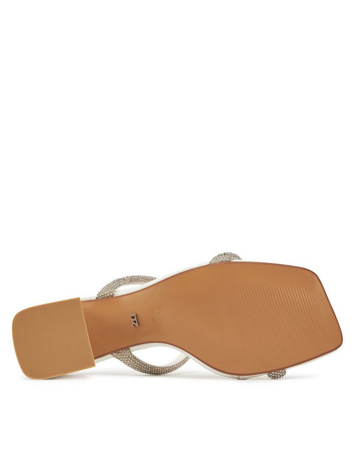 DeeZee Deezee Damen Flip-Flops Silber R66-1 Badepantolette Bild 4