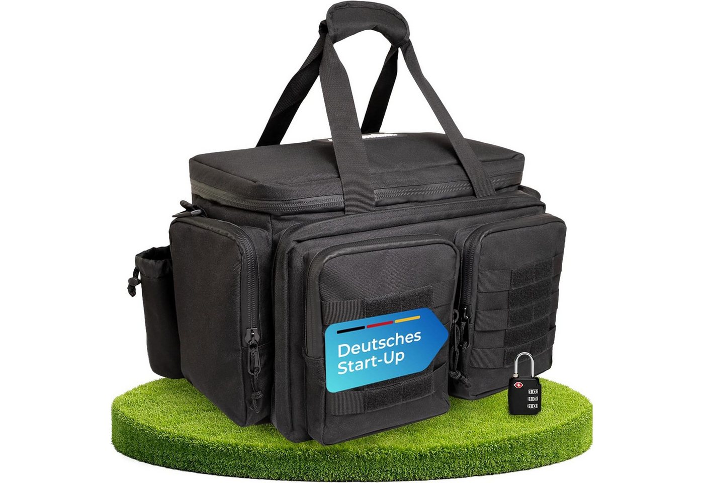 BURI Sporttasche Range Bag Waffentasche Kurzwaffen Pistolentasche Schießsport Tasche Bild 4