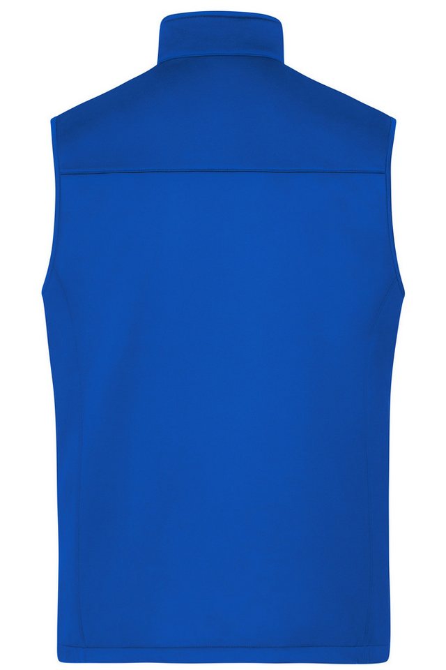 James & Nicholson Softshellweste Klassische Herren Softshellweste im sportlichen Design JN1170 Wind- und wasserdichte Softshellweste aus recyceltem Polyester Bild 3
