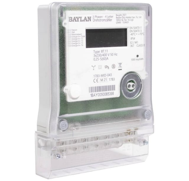 Counttec - BT11 Drehstromzähler digital 60 a MID-konform: Ja 1 St.