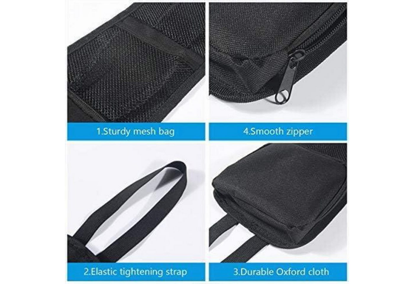 LuxusKollektion Aufbewahrungstasche Auto Organizer Autositz Seitenorganisator Netztaschen 2 Stücke Bild 5