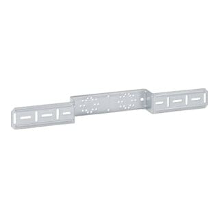 Geberit Montageplatte abgesetzt, zweifach, Anschlussdistanz 10 cm oder 12 cm 1,0215, AD 12cm, AD1 10cm