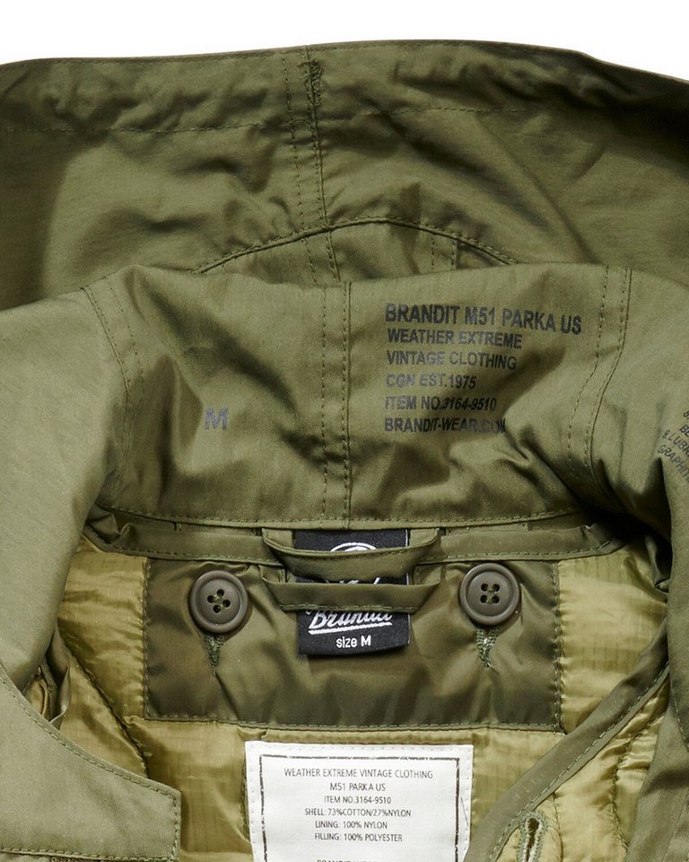 Brandit Outdoorjacke Parka M51 US Freizeit Bild 4