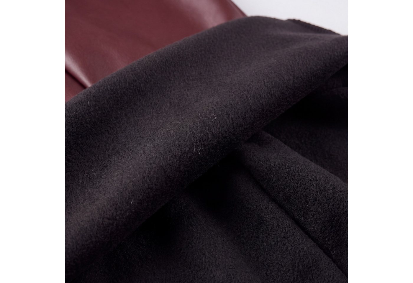 OriginalYou Thermoleggings Damen Kunstleder Leggings angeraute Schlupfleggings Lederoptik enge Passform, Unifarben, große Größen erhältlich Bild 3
