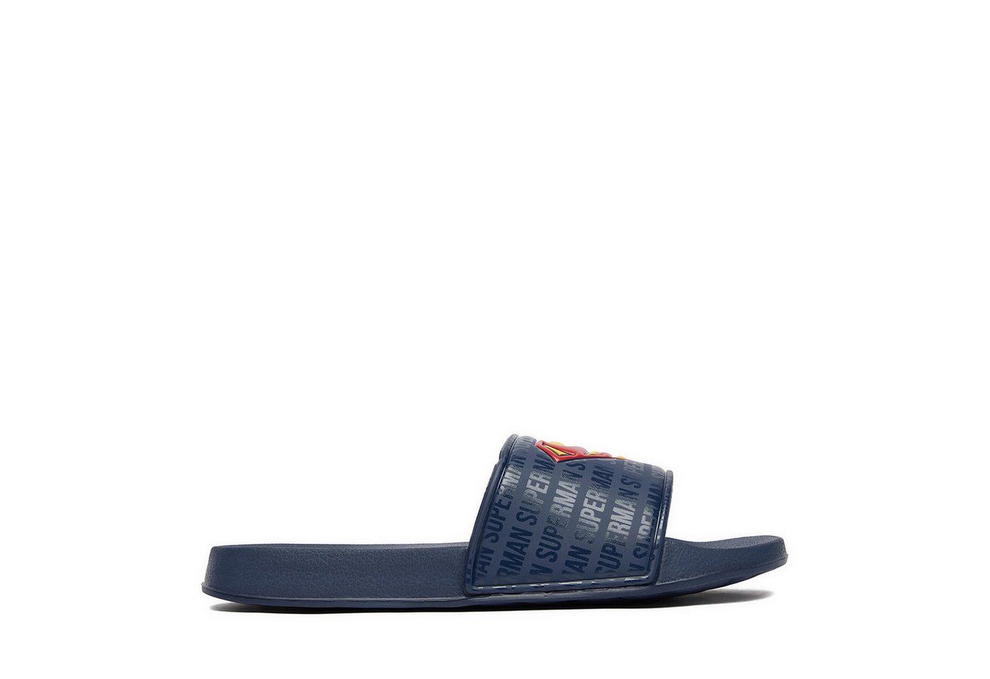 Superman Superman Herren-Flip-Flops in Marineblau Badepantolette Bild 4