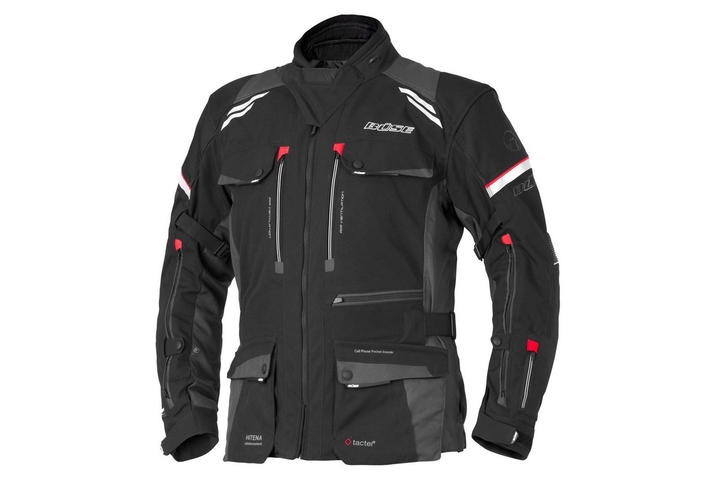 Büse Motorradjacke Büse Highland III Textiljacke Schwarz 58 motorradjacke herren