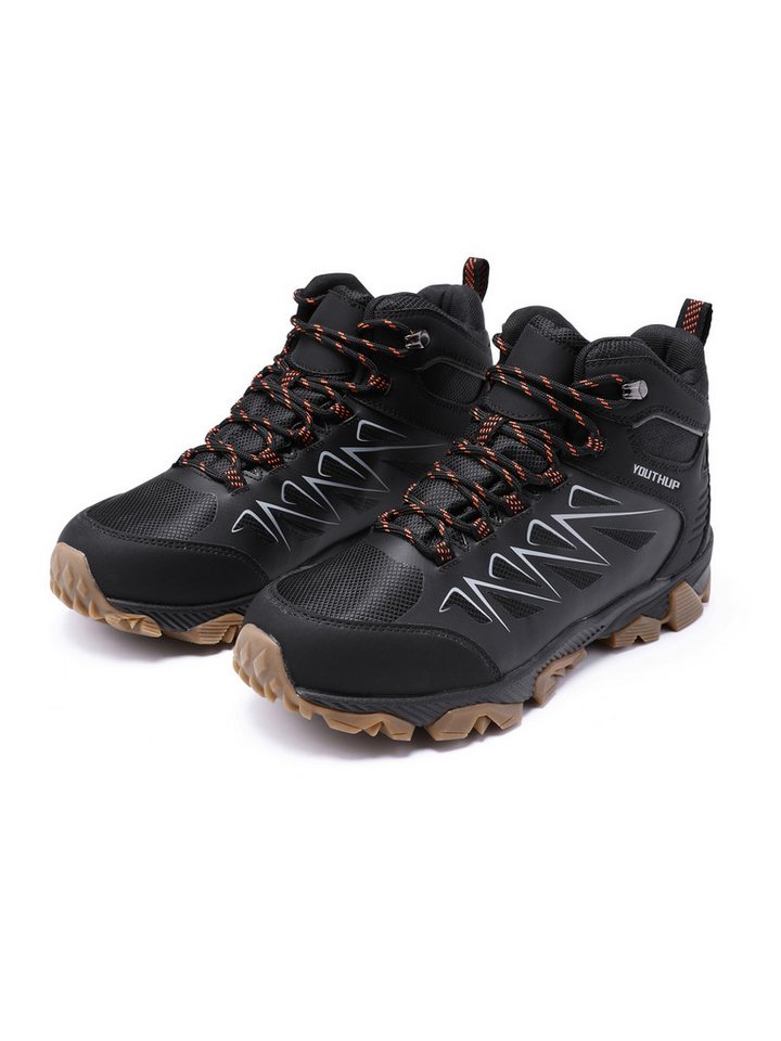 YOUTHUP Herren High-Top Sportschuh Wanderschuh wasserdicht & rutschfest Bild 2