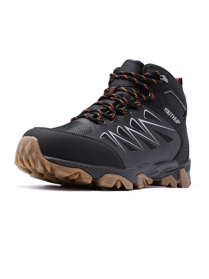 YOUTHUP Herren High-Top Sportschuh Wanderschuh wasserdicht & rutschfest Bild 4